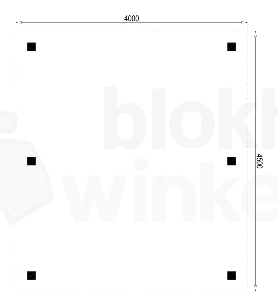 Plattegrond Houten Outback Douglas Vrijstaande Carport 400x450 Plattegrond Houten Outback Douglas Vrijstaande Carport 400x450