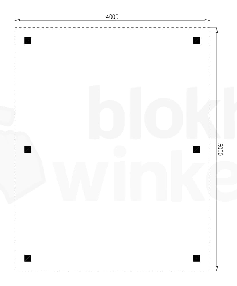 Plattegrond Houten Outback Douglas Vrijstaande Carport 400x500 Plattegrond Houten Outback Douglas Vrijstaande Carport 400x500