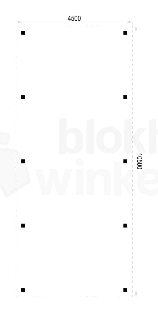 Plattegrond Houten Outback Douglas Vrijstaande Carport 450x1050 Plattegrond Houten Outback Douglas Vrijstaande Carport 450x1050