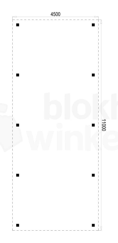 Plattegrond Houten Outback Douglas Vrijstaande Carport 450x1100 Plattegrond Houten Outback Douglas Vrijstaande Carport 450x1100