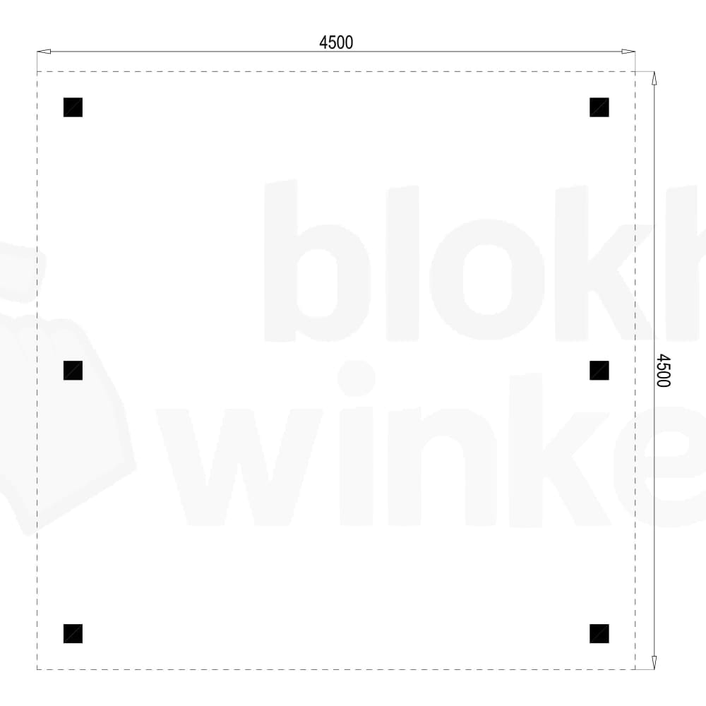 Plattegrond Houten Outback Douglas Vrijstaande Carport 450x450 Plattegrond Houten Outback Douglas Vrijstaande Carport 450x450