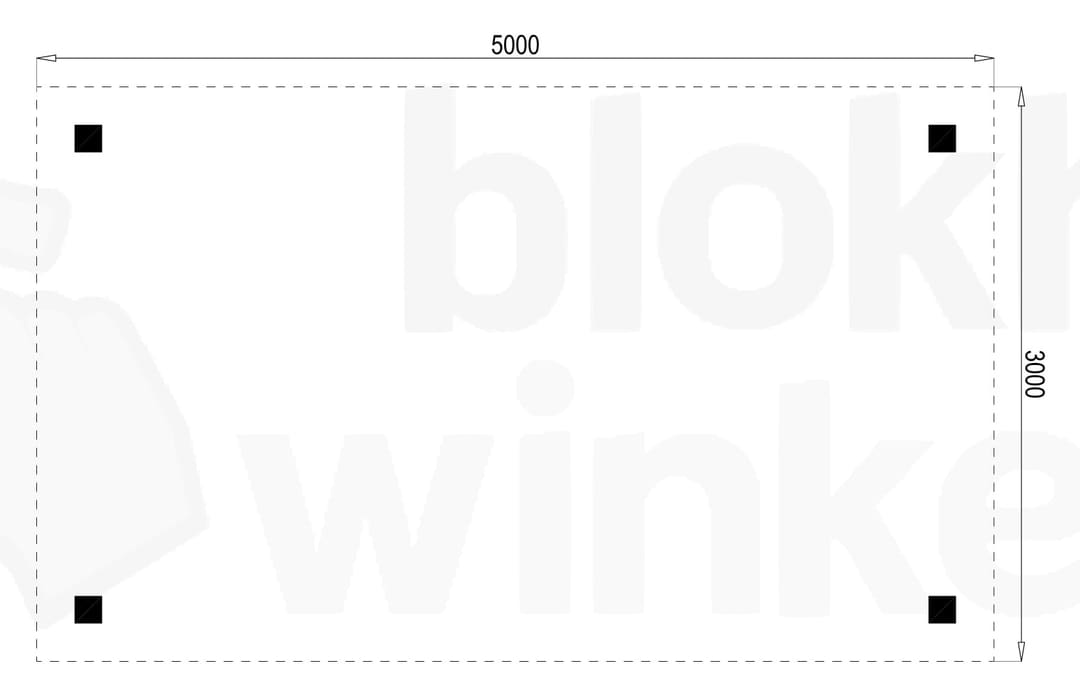 Plattegrond Houten Outback Douglas Vrijstaande Carport 500x300 Plattegrond Houten Outback Douglas Vrijstaande Carport 500x300