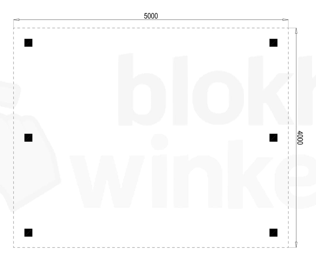 Plattegrond Houten Outback Douglas Vrijstaande Carport 500x400 Plattegrond Houten Outback Douglas Vrijstaande Carport 500x400