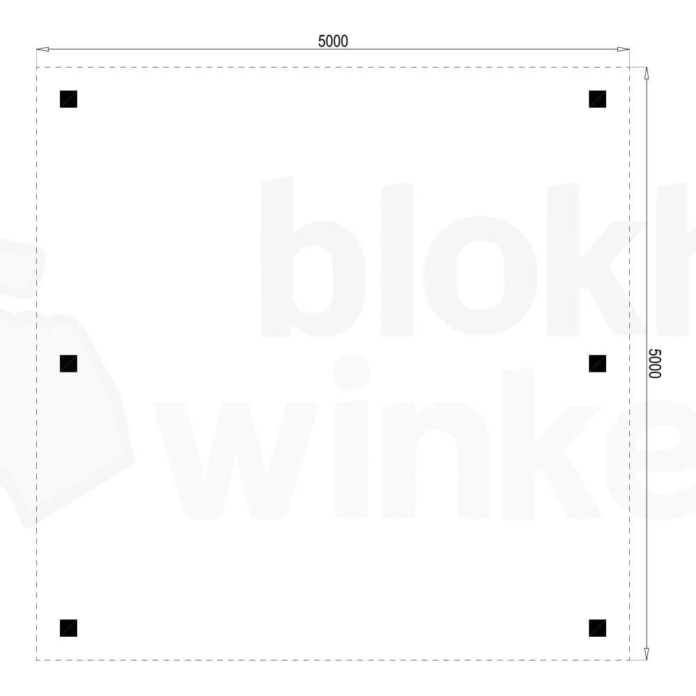 Plattegrond Houten Outback Douglas Vrijstaande Carport 500x500 Plattegrond Houten Outback Douglas Vrijstaande Carport 500x500