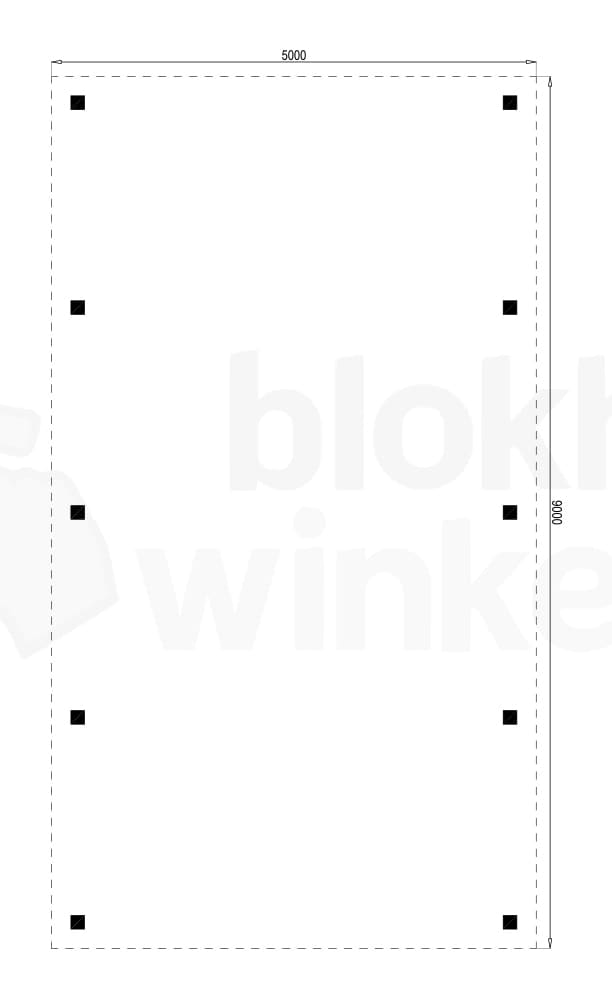Plattegrond Houten Outback Douglas Vrijstaande Carport 500x900 Plattegrond Houten Outback Douglas Vrijstaande Carport 500x900