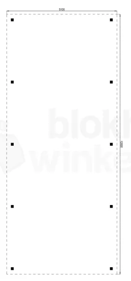 vrijstaande zelfbouw carport Outback Geïmpregneerde Vrijstaande Carport 510x1200 - Outback - OVC510x1200 - 510x1200