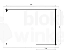 veranda Prowood veranda zwolle 500x350 geïmpregneerd - ProWood - PWZW500350-DI - 520x370