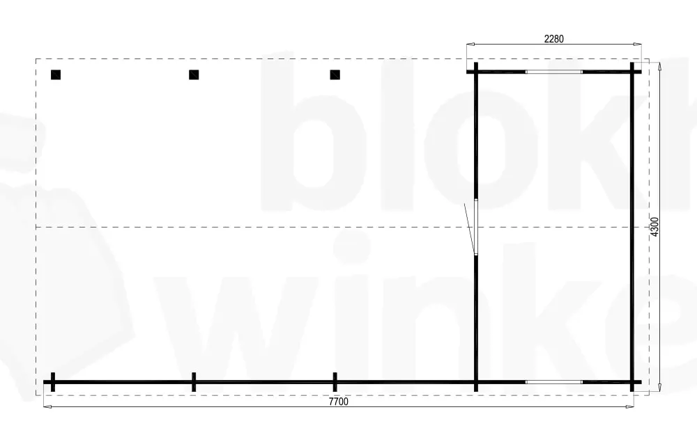 blokhut Carport Ever - Tuindeco - 40.0805 - 430x228 blokhut Carport Ever - Tuindeco - 40.0805 - 430x228