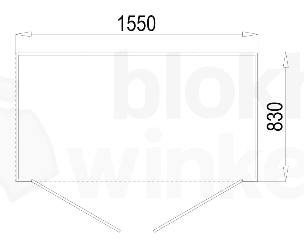 stalen berging Tuinkast 150 - Biohort - 34010 - 155x83 stalen berging Tuinkast 150 - Biohort - 34010 - 155x83