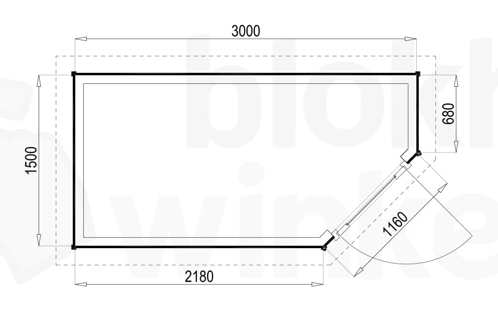 Plattegrond Woodford houtskeletbouw tuinhuis Bennington Comfort Corner 300x150 Plattegrond Woodford houtskeletbouw tuinhuis Bennington Comfort Corner 300x150