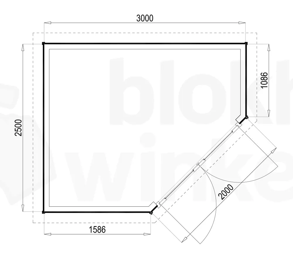 Plattegrond Bennington Economy Corner 300x250