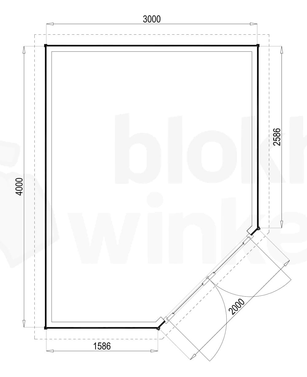Plattegrond Woodford houtskeletbouw tuinhuis Bennington Economy Corner 300x400 Plattegrond Woodford houtskeletbouw tuinhuis Bennington Economy Corner 300x400