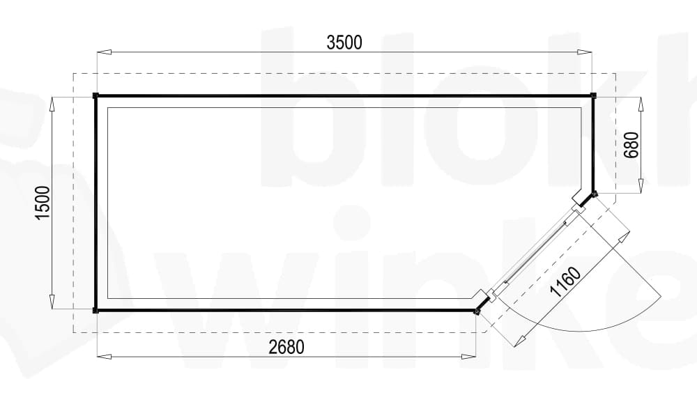 Plattegrond Woodford houtskeletbouw tuinhuis Bennington Economy Corner 350x150 Plattegrond Woodford houtskeletbouw tuinhuis Bennington Economy Corner 350x150