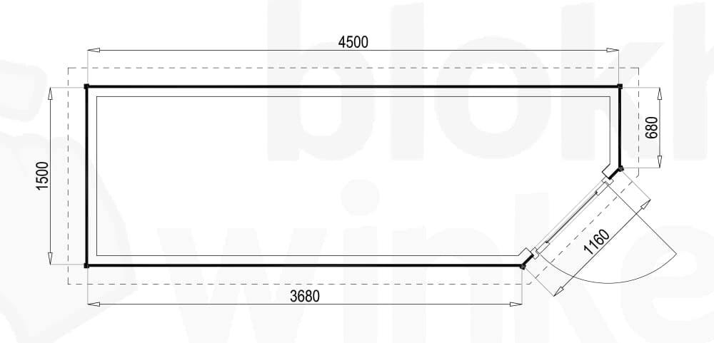 Plattegrond Woodford houtskeletbouw tuinhuis Bennington Economy Corner 450x150 Plattegrond Woodford houtskeletbouw tuinhuis Bennington Economy Corner 450x150