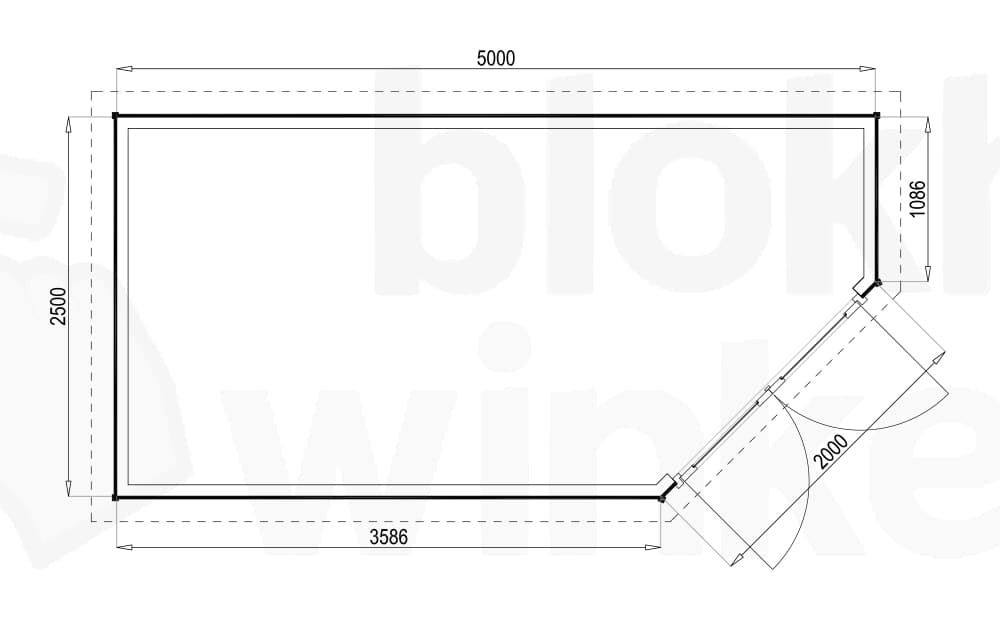 Plattegrond Woodford houtskeletbouw tuinhuis Bennington Economy Corner 500x250 Plattegrond Woodford houtskeletbouw tuinhuis Bennington Economy Corner 500x250