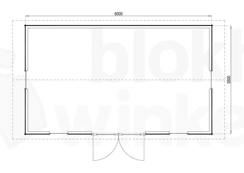 Plattegrond Woodford houtskeletbouw tuinhuis Burlington 600x350 Plattegrond Woodford houtskeletbouw tuinhuis Burlington 600x350