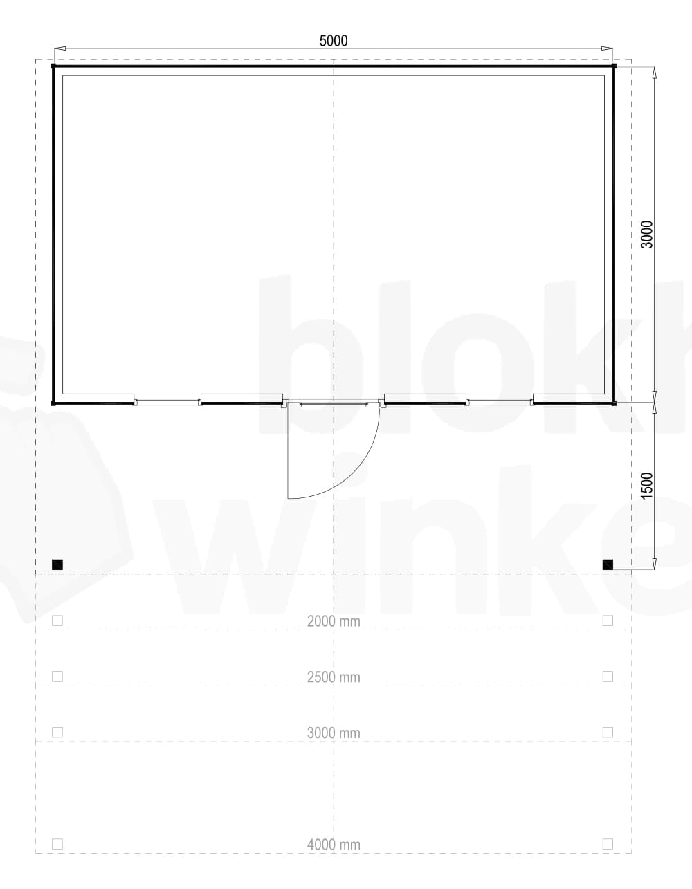 Plattegrond Woodford houtskeletbouw tuinhuis Kansas City 500x300 Plattegrond Woodford houtskeletbouw tuinhuis Kansas City 500x300