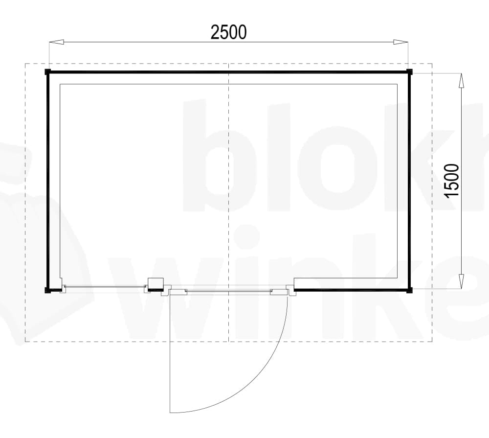 Plattegrond Portland 250x150