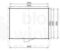 Plattegrond blokhut Catania