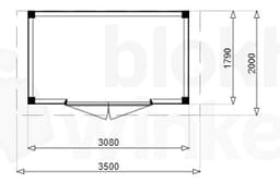 vrijstaand zelfbouw tuinhuis van douglas Douglas Tuinhuis Darwin 350x200 - Outback - OBDA350200 - 350x200