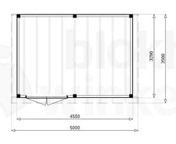 vrijstaand zelfbouw tuinhuis van douglas Douglas Tuinhuis Darwin 500x350 - Outback - OBDA500350 - 500x350