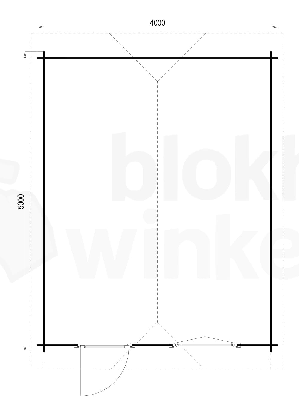 Plattegrond Kentucky 400x500