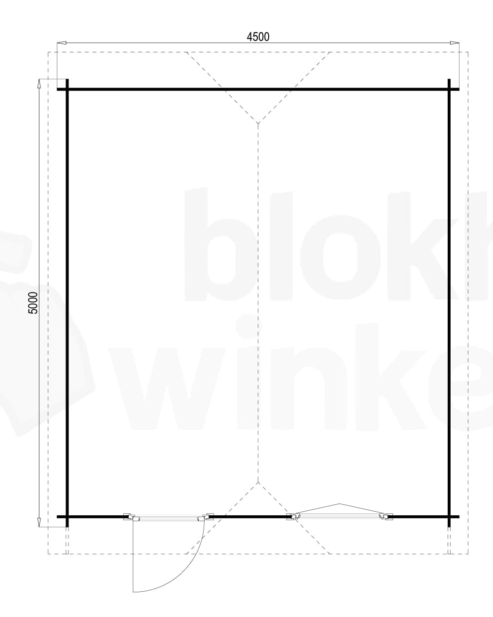 Plattegrond Kentucky 450x500