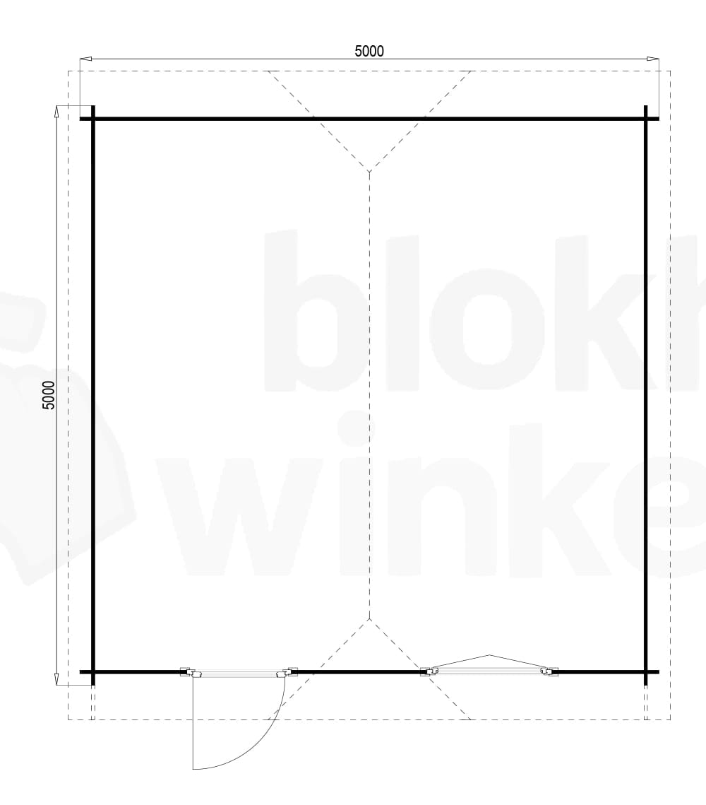 Plattegrond Kentucky 500x500 Geïmpregneerd