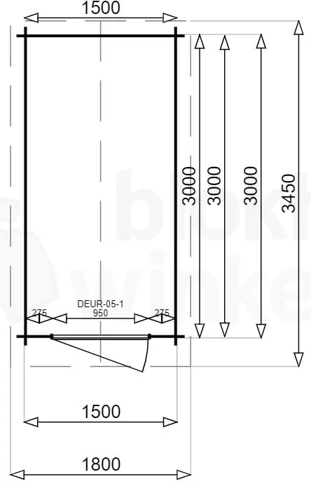 blokhut Montana 150x300 - Luxhouse - FFMO150300 - 170x320 blokhut Montana 150x300 - Luxhouse - FFMO150300 - 170x320