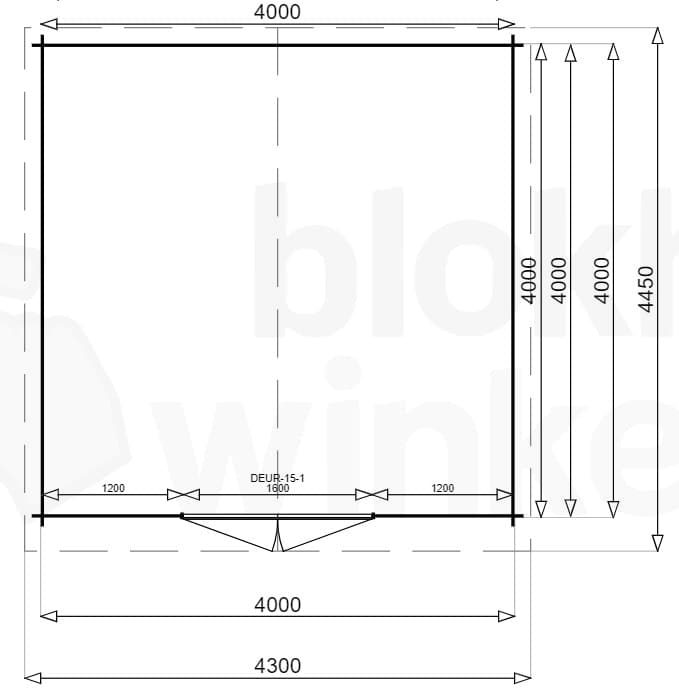 Plattegrond Montana 400x400 geïmpregneerd