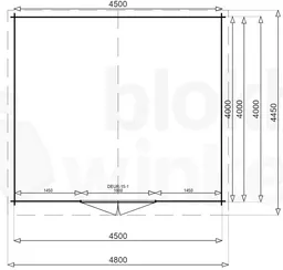 blokhut Montana 450x400 - Luxhouse - FFMO450400 - 470x420