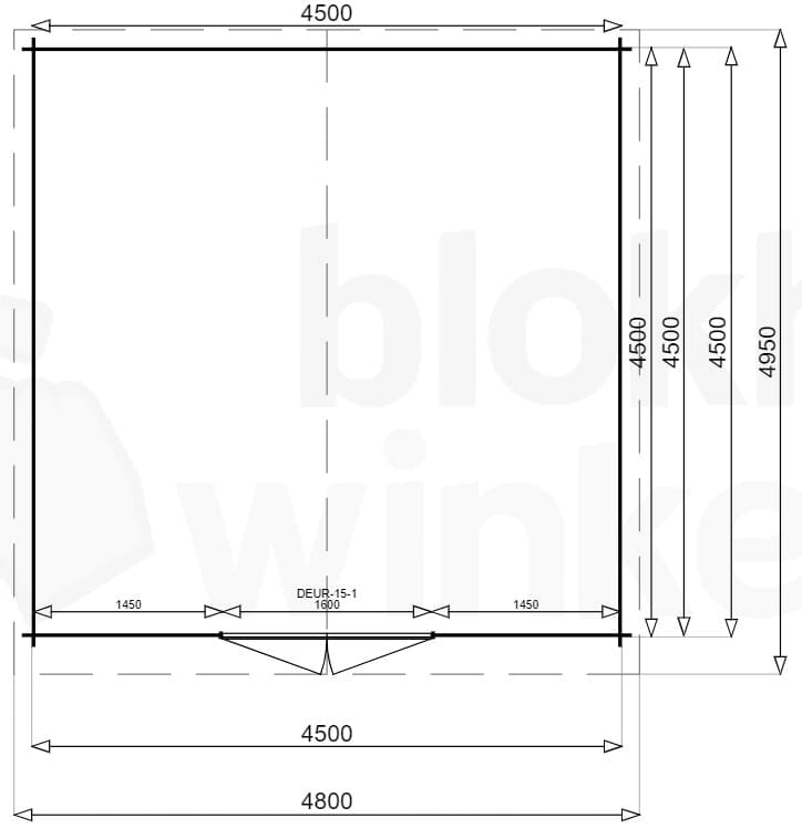 blokhut Montana 450x450 gecoat - Luxhouse - FFMO450450-GECOAT - 470x470 blokhut Montana 450x450 gecoat - Luxhouse - FFMO450450-GECOAT - 470x470