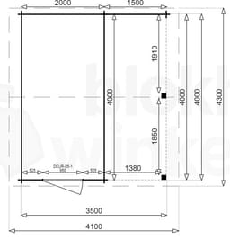 blokhut Montana Lounge 200x400 - Luxhouse - FFMOL200x400 - 220x420