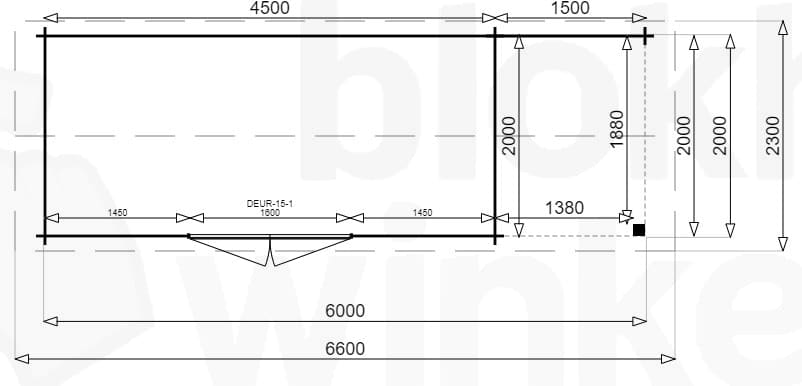 blokhut Montana Lounge 450x200 geïmpregneerd - Luxhouse - FFMOL450x200-DI - 470x220 blokhut Montana Lounge 450x200 geïmpregneerd - Luxhouse - FFMOL450x200-DI - 470x220