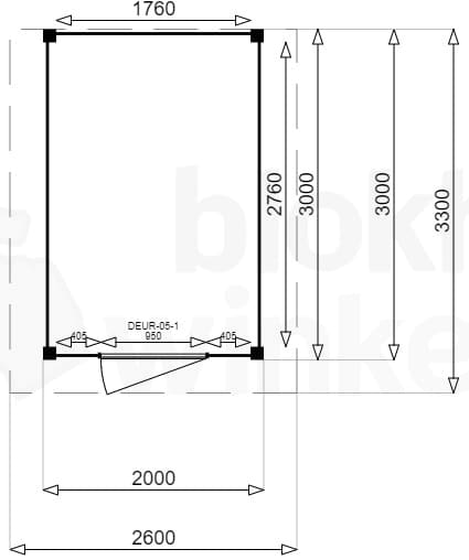 actie blokhut plat dak New Jersey 200x300 geïmpregneerd - Luxhouse - FFNJ200300-DI - 200x300 actie blokhut plat dak New Jersey 200x300 geïmpregneerd - Luxhouse - FFNJ200300-DI - 200x300