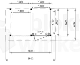 actie blokhut plat dak New Jersey Lounge 150x200 - Luxhouse - FFNJLO150200 - 150x200
