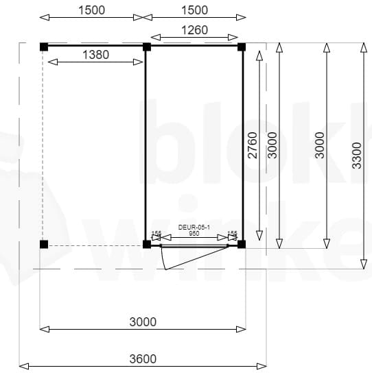 actie blokhut plat dak New Jersey Lounge 150x300 geïmpregneerd - Luxhouse - FFNJLO150300-DI - 150x300 actie blokhut plat dak New Jersey Lounge 150x300 geïmpregneerd - Luxhouse - FFNJLO150300-DI - 150x300
