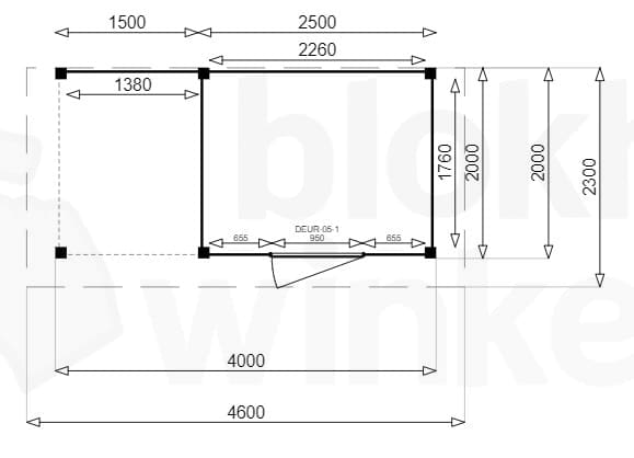 actie blokhut plat dak New Jersey Lounge 250x200 geïmpregneerd - Luxhouse - FFNJLO250200-DI - 250x200 actie blokhut plat dak New Jersey Lounge 250x200 geïmpregneerd - Luxhouse - FFNJLO250200-DI - 250x200