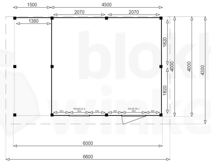 actie blokhut plat dak New Jersey Lounge 450x400 geïmpregneerd - Luxhouse - FFNJLO450400-DI - 450x400 actie blokhut plat dak New Jersey Lounge 450x400 geïmpregneerd - Luxhouse - FFNJLO450400-DI - 450x400
