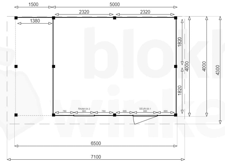 actie blokhut plat dak New Jersey Lounge 500x400 geïmpregneerd - Luxhouse - FFNJLO500400-DI - 500x400 actie blokhut plat dak New Jersey Lounge 500x400 geïmpregneerd - Luxhouse - FFNJLO500400-DI - 500x400