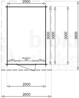 blokhut New York 200x300 - Luxhouse - FFNY200300 - 220x320