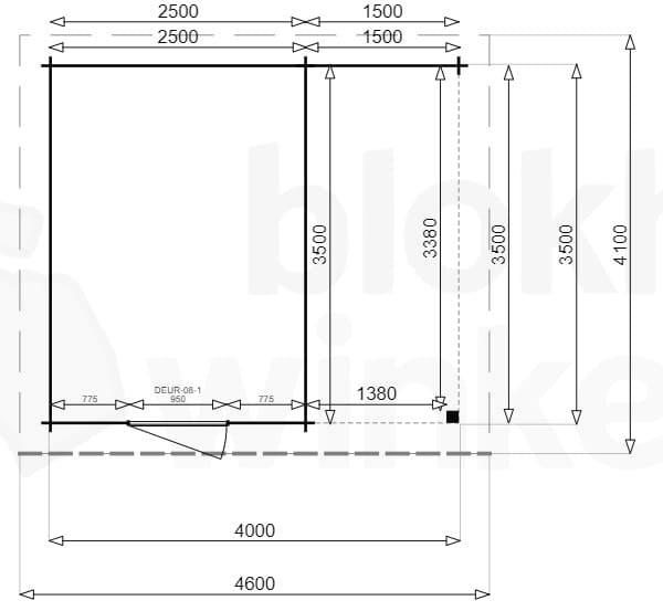 Plattegrond New York Lounge 250x350 gecoat