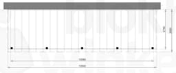Aanbouw zelfbouw douglas veranda Outback Douglas Aanbouw Veranda 1050x300 - Outback - ODAV1050x300 - 1050x300