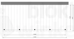 Aanbouw zelfbouw douglas veranda Outback Douglas Aanbouw Veranda 1100x450 - Outback - ODAV1100x450 - 1100x450