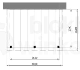 Aanbouw zelfbouw douglas veranda Outback Douglas Aanbouw Veranda 400x300 - Outback - ODAV400x300 - 400x300