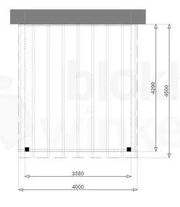 Aanbouw zelfbouw douglas veranda Outback Douglas Aanbouw Veranda 400x450 - Outback - ODAV400x450 - 400x450