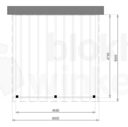 Aanbouw zelfbouw douglas veranda Outback Douglas Aanbouw Veranda 500x500 - Outback - ODAV500x500 - 500x500