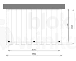 Aanbouw zelfbouw douglas veranda Outback Douglas Aanbouw Veranda 550x350 - Outback - ODAV550x350 - 550x350