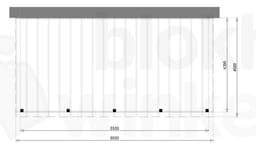 Aanbouw zelfbouw douglas veranda Outback Douglas Aanbouw Veranda 900x450 - Outback - ODAV900x450 - 900x450
