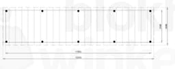 vrijstaande zelfbouw douglas veranda Outback Douglas Vrijstaande Veranda 1200x300 - Outback - ODVV1200x300 - 1200x300